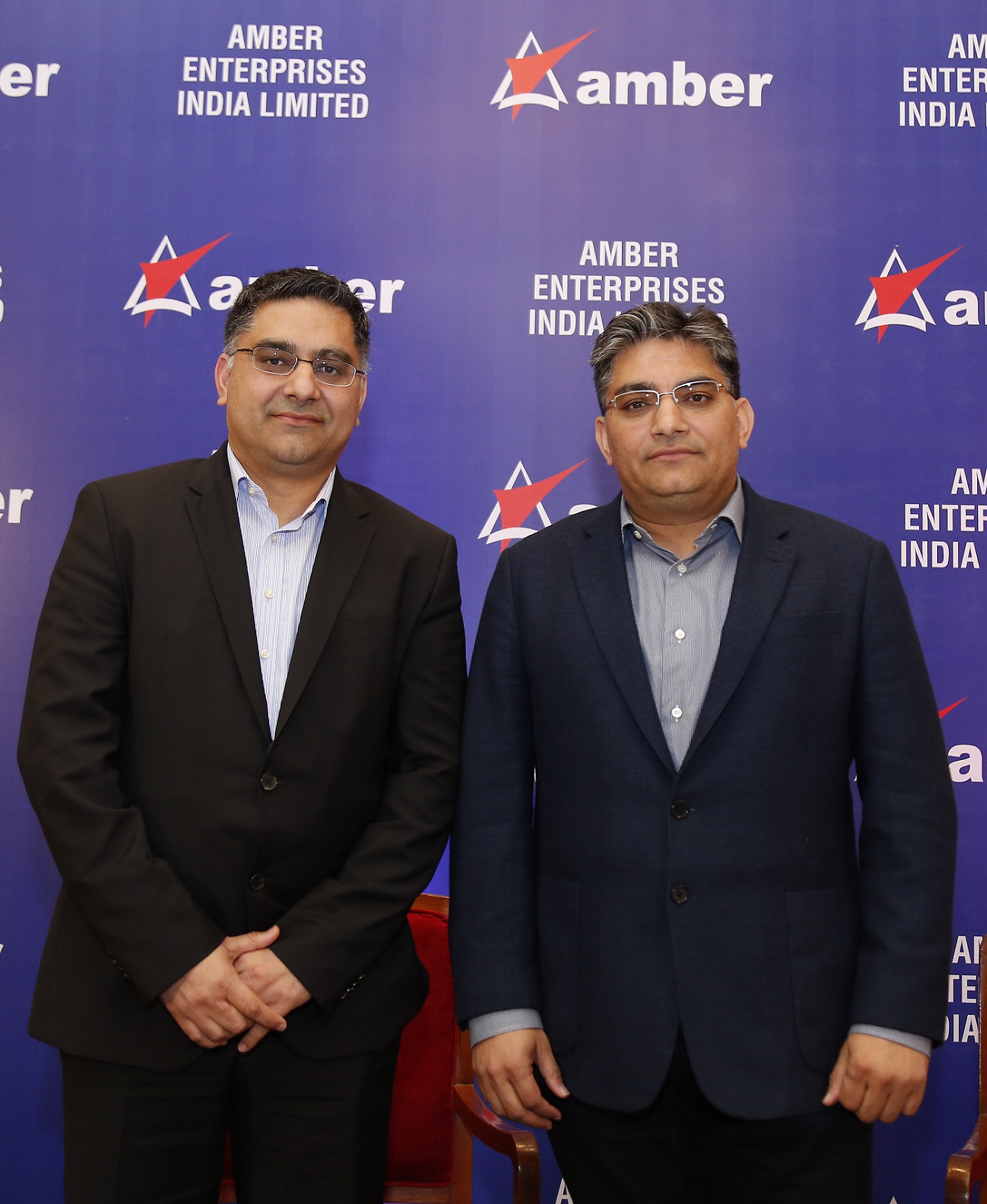 (L-R): Mr. Daljit Singh, Managing Director, Amber Enterprises India Limited and Mr. Jasbir Singh, Chairman and Chief Executive Officer, Amber Enterprises India Limited / GPN