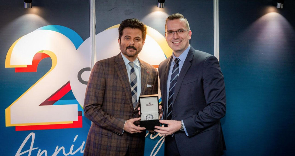 Anil Kapoor with Clobal CEO of QNET - Photo By Sachin Murdeshwar 