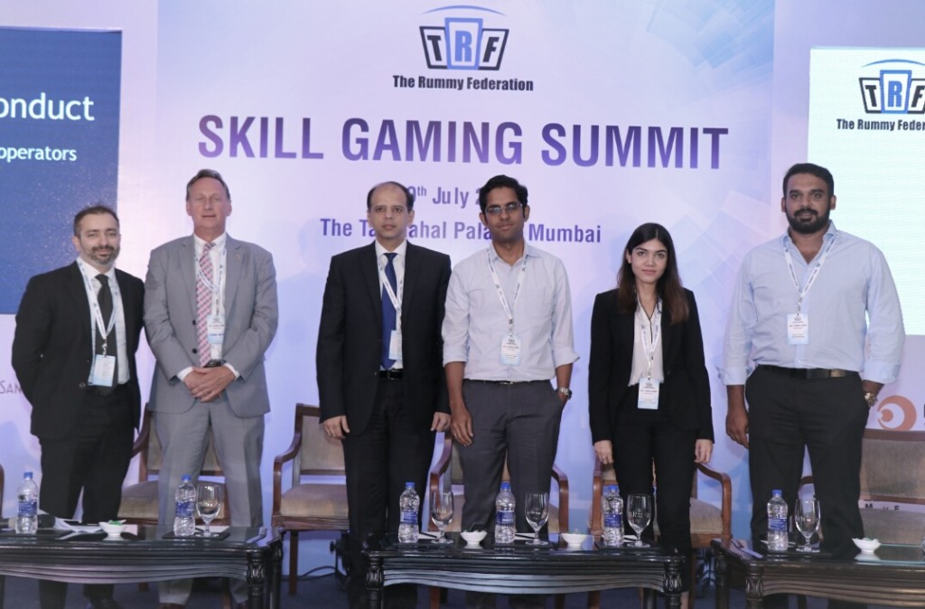 FROM  (L to R)  Moderator: Mr. Vaibhav Kakkar, Partner at Luthra & Luthra 1. Mr. George Rover, Former Deputy Director New Jersey Division of Gaming Enforcement and Founder of Prinston Global Strategies 2. Mr. Anil Talreja, Partner at Deloitte 3. Mr. Trivikraman Thampy, Founder and CEO, Play Games24x7 4. Ms. Ishita Pateria, Counselling Psychologist and Member of British Psychological Society 5. Mr. Deepak Gullapalli, Founder and CEO, Head Infotech - PHOTO BY GPN (Sachin Murdeshwar)  