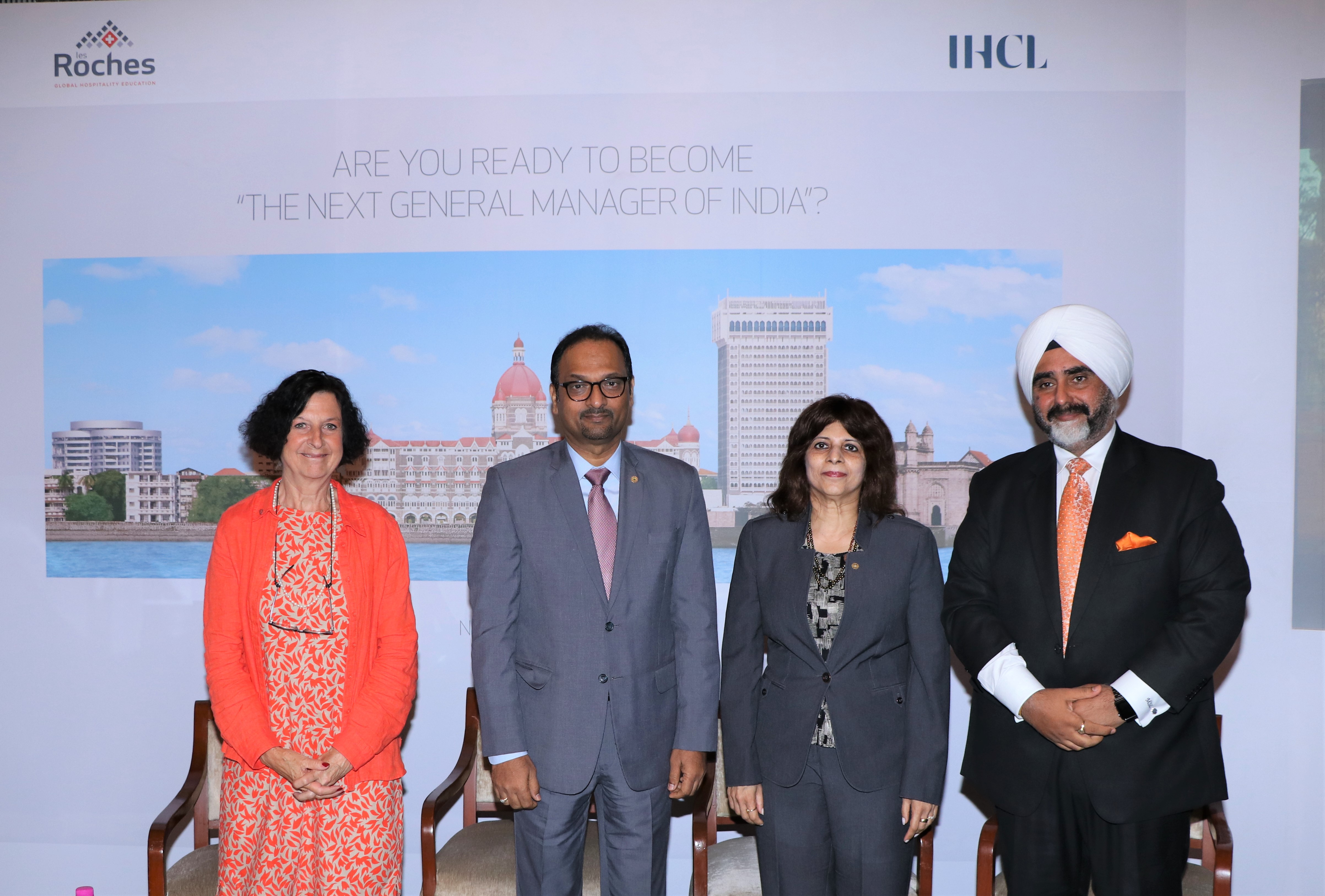 L- R Dr. Christine Demen Meier, Dr. P.V. Ramana Murthy, Ms. Ashrafi Machiswala & Mr. Mandeep Singh Lamba at the launch of Next GM for India -Photo By Sachin Murdeshwar / GPN