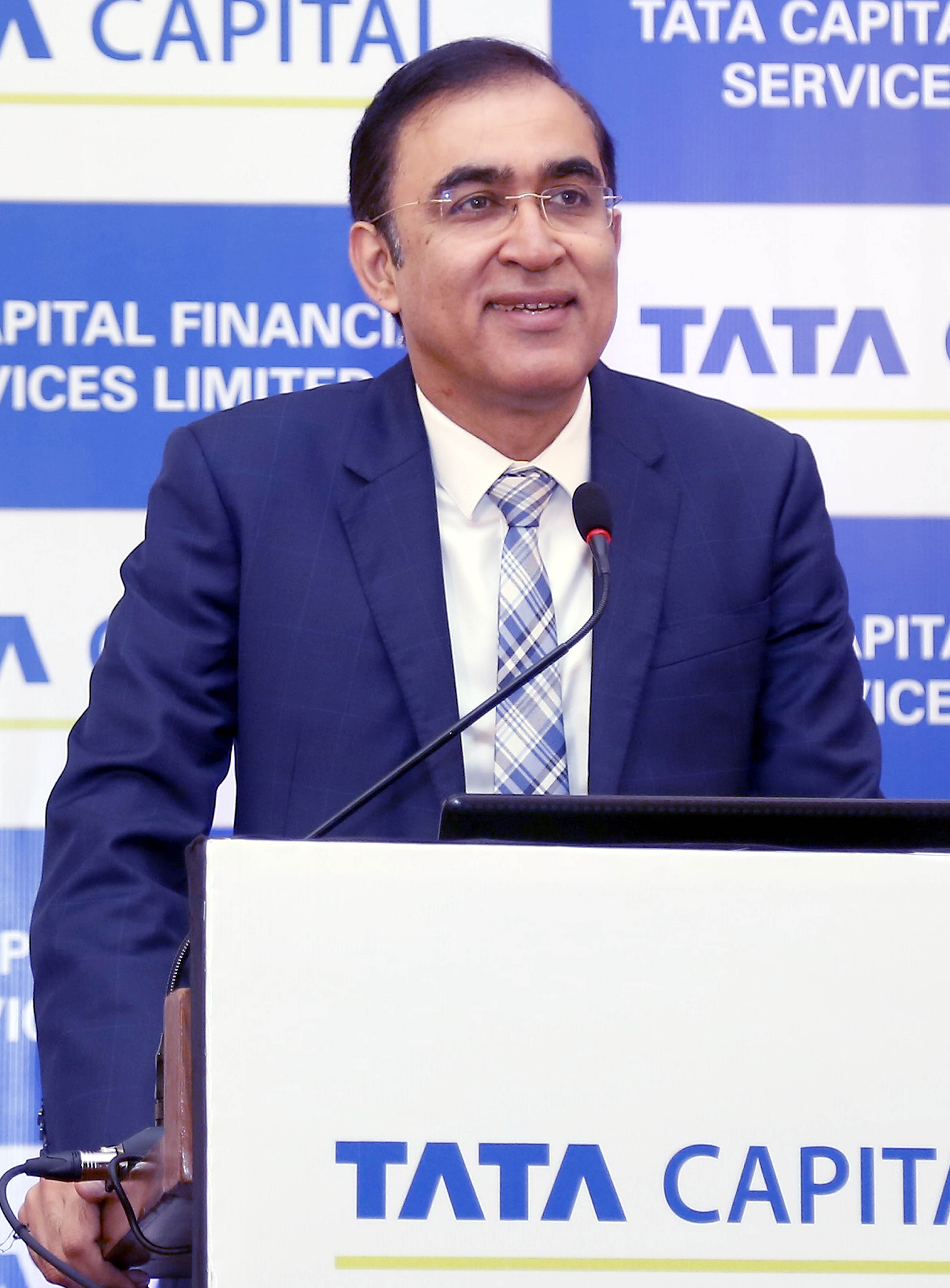 Rajiv Sabharwal (Managing Director & CEO, Tata Capital Ltd.) at the announcement of Tata Capital Financial Services Limited NCD issue.