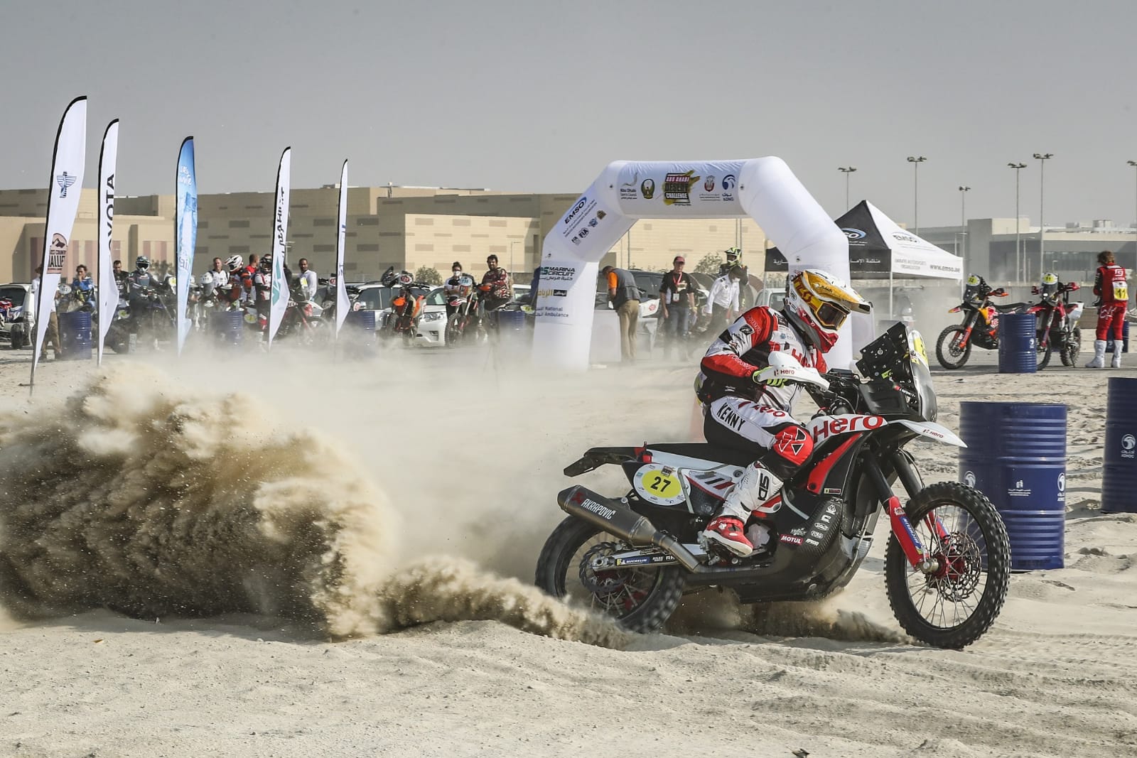 Hero Motosports Team Rally Make A Strong Start At The Abu Dhabi Desert