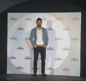 Virat Kohli - The new male Indian Brand Ambassador - being announced at the event in Delhi