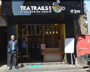Tea trails store Kala ghoda with Mr. Uday Mathur, Co- founder, Tea Trails India.