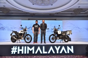 Royal Enfield Launches Himalayan-Siddhartha Lal, MD & CEO, Eicher Motors Ltd and Mr Rudratej (Rudy) Singh, President Royal Enfield (2)