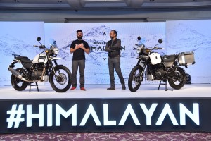 Royal Enfield Launches Himalayan-Siddhartha Lal, MD & CEO, Eicher Motors Ltd and Mr Rudratej (Rudy) Singh, President Royal Enfield 3