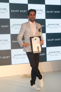Ayushmaan Khurana at the launch of Arrow Smart Shirt 1
