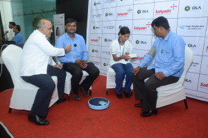 Ola driver-partners getting free medical check-up in Pune