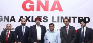 (Left to Right) Mr. Sunil Sethi, MD & CEO, PNBISL; Mr. Kulwin Sehra , ED GNA; Mr. Ranbir Singh, President and CEO, GNA; Mr Rakesh Gupta, CFO, GNA; Mr. Premal Doshi, MD, Ambit Pvt. Ltd; Mr. Manjit Rihal, AGM (Exports) GNA