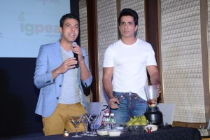 Celebrity Chef Ranveer Brar and Actor Sonu Sood @IG-International.