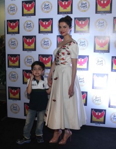 Divya Khosla Kumar Poses with her Son-BY GPN Network
