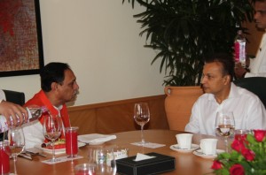 Hon'able Chief Minister of Gujarat with Anil Ambani- PHOTO BY GPN NETWORK