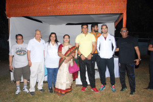 Smt. Jyotsna A. Dighe, Dino Morea, Mukesh Rishi and Hemant Nair-Photo by GPN Network