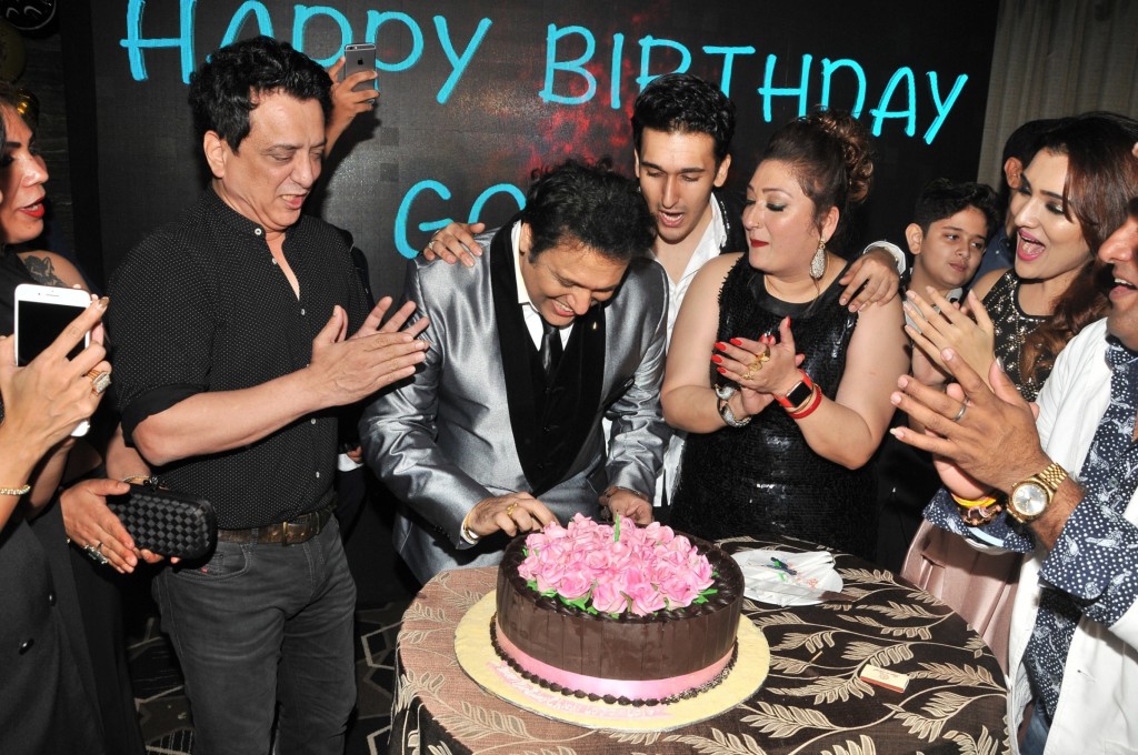 Govinda cleebrating his Birthday with family and Sajid Nadiadwala-Photo by Sachin Murdeshwar GPN NETWORK ( For more photos click on our FB PAGE link.) 
