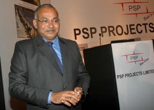 Mumbai : P S Patel, CMD of PSP Projects Ltd during announcement the Company IPO in Mumbai on Tuesday /09.05.2017 Photo By Sachin Murdeshwar GPN NETWORK. 