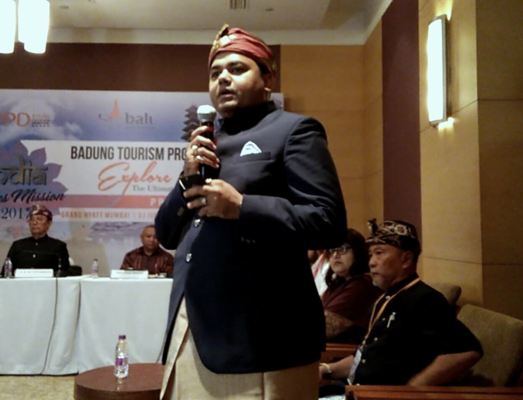 Mr. Dhiraj Kumar -MD Honorary Representation of Badung Tourism Promotion Board - Photo By Sachin Murdeshwar GPN NETWORK 