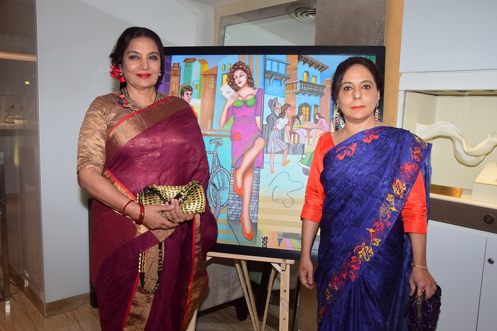 Shabana Azmi with Sangeeta Babani - Photo By Sachin Murdeshwar GPN NETWORK