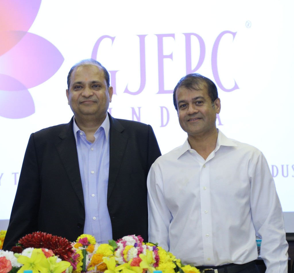 L-R : Pramod Agarwal: Chairman-GJEPC & Colin Shah: Vice Chairman-GJEPC / Photo By GPN