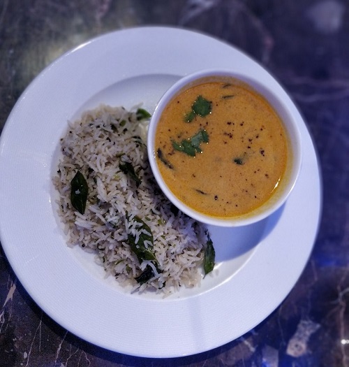 Shrimp & Mango Curry with Coconut Rice