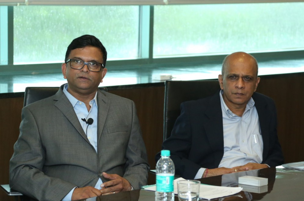From L to R – Mr. Allen Antao, Executive Vice President and Business Head, Godrej Process Equipment and Anil Verma, Executive Director & President, Godrej & Boyce at the announcement of Godrej Process Equipment’s acquisition of Ecolaire® and Yuba® brand from SPX Corporation, USA, in Mumbai - Photo By GPN
