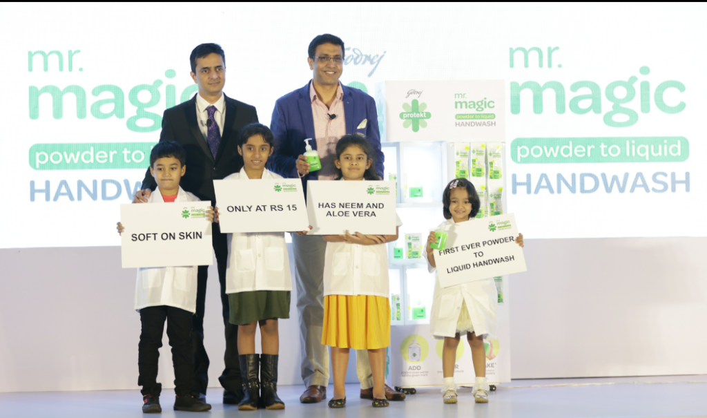 (R-L) Mr. Sunil Kataria, CEO – India & SAARC, Godrej Consumer Products Limited (GCPL) and Dr. Samir Dalwai, Founder – Director, New Horizons Child Development Centre & Research Foundation at the launch of Protekt Mr