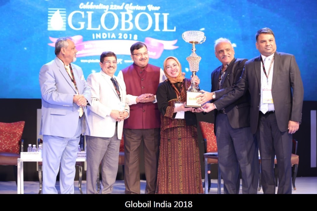 22nd edition of Globoil India - One of World’s largest events in the Agri Space specifically focusing on edible oil was inaugurated by Ibu.Ir. Musdhalifah Machmud, Dy Minister for Food and Agriculture Coordinating Ministry for Economic Affair, Govt of Indonesia on 27th September at Renaissance Mumbai Convention Centre Hotel, Powai, Mumbai. Shri. Ram Vilas Paswan, Hon’ble, Union Minister Food, Public Distribution & Consumer Affairs, Govt of India graced the occasion in the evening for Award Ceremony.