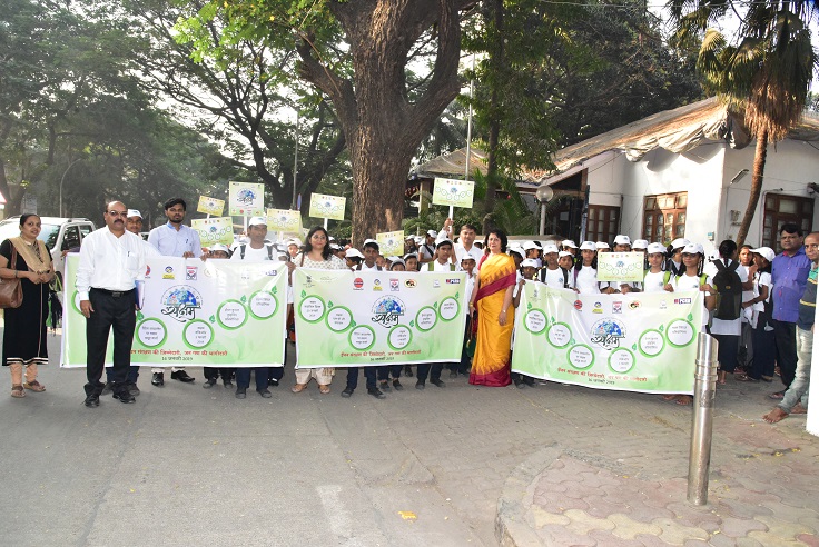 Awareness Campaign on Fuel Conservation imparted to School Children During the event - Photo By Sachin Murdeshwar GPN News Network 