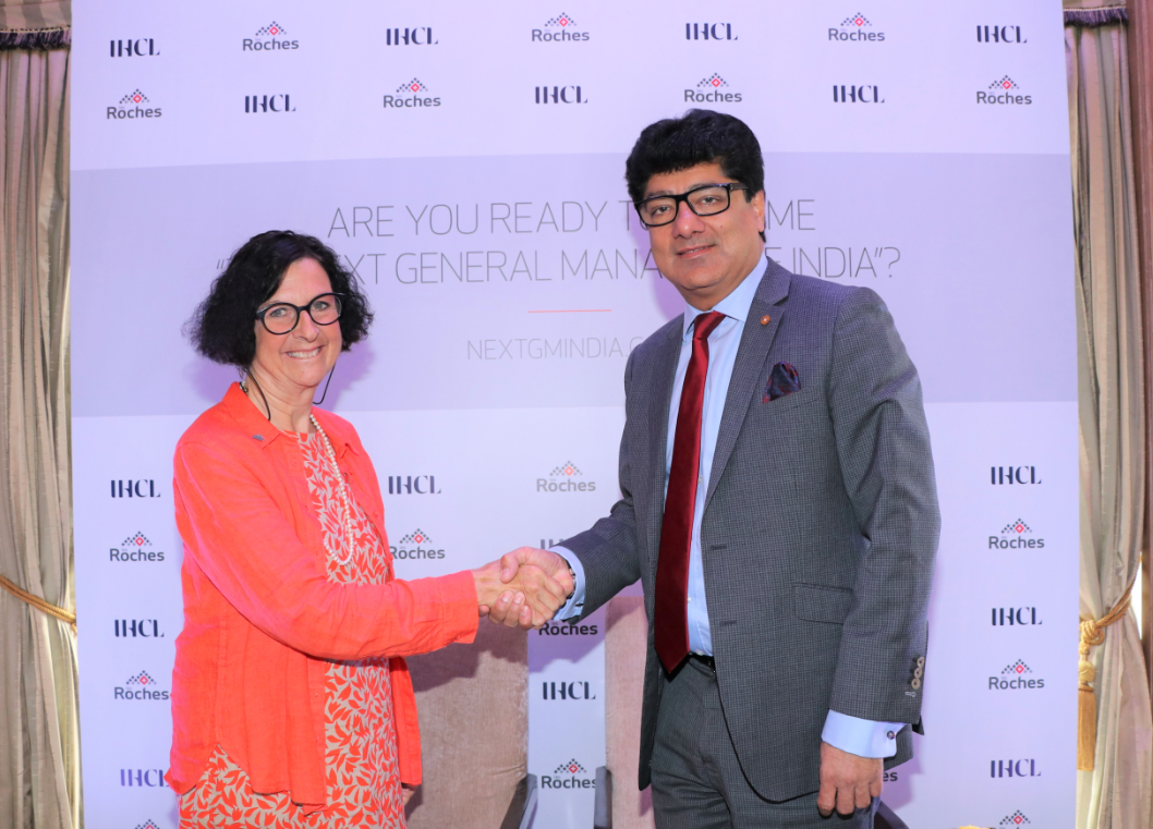 Dr. Christine Demen Meier, MD -Les Roches and Mr. Puneet Chhatwal, MD & CEO - IHCL - PIC BY GPN