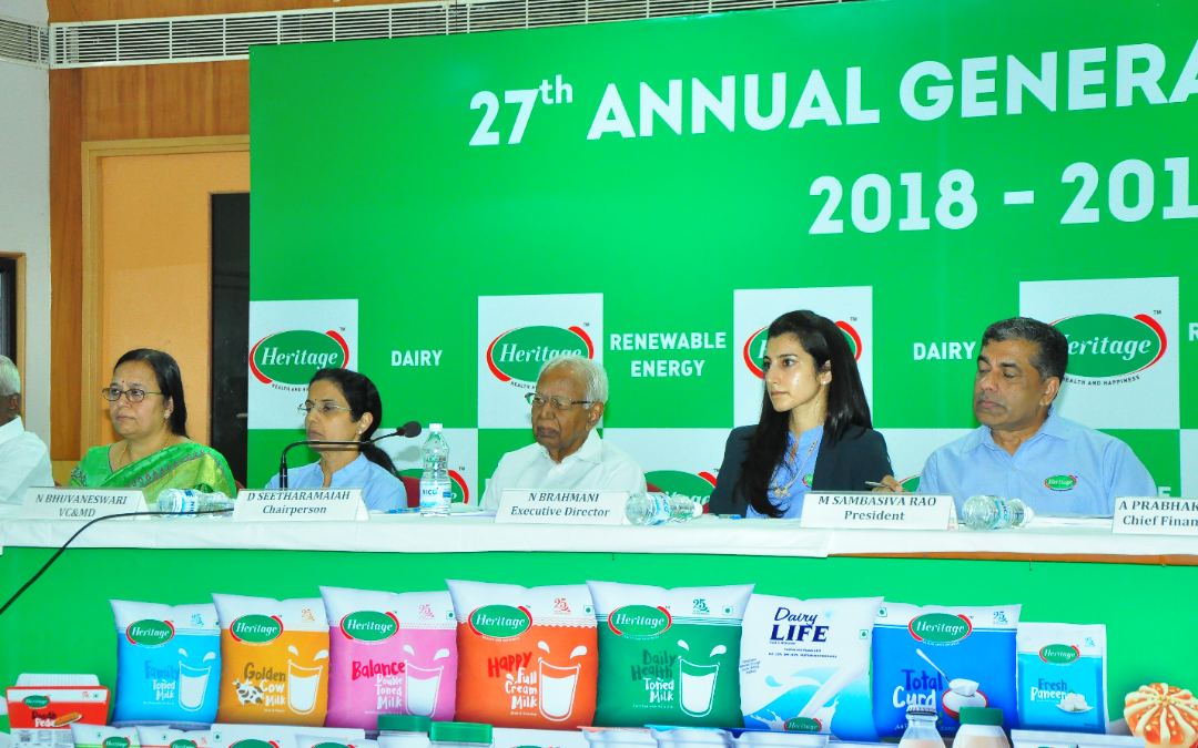 Heritage Foods Declares 40 Dividend In 27th Annual General Meeting 