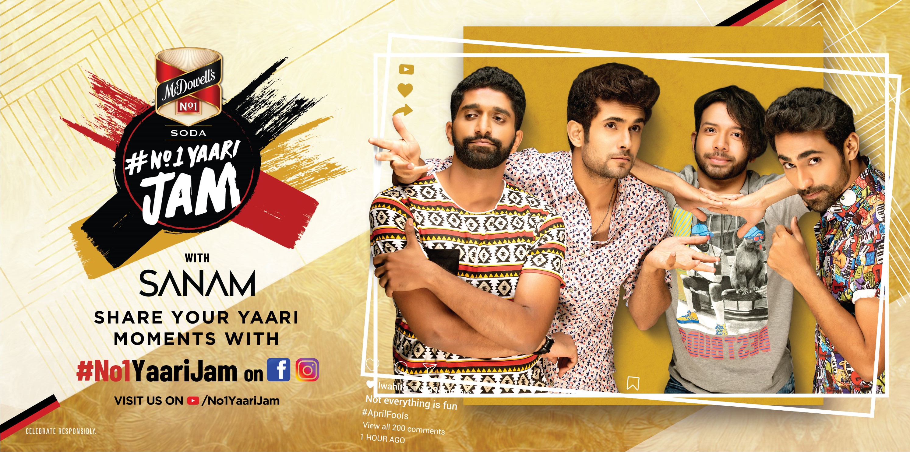 McDowell’s No.1 Yaari Jam releases a new single ‘Apni Yaari’ with SANAM
