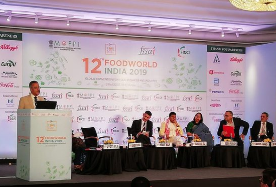 Mr Sanjeev Chopra, Principal Secretary, Department of Industries, Government of Odisha, addressing the audience at ‘FICCI FOODWORLD INDIA 2019’ organized by FICCI, jointly with the Ministry of Food Processing Industries-Photo By Sachin Murdeshwar GPN 