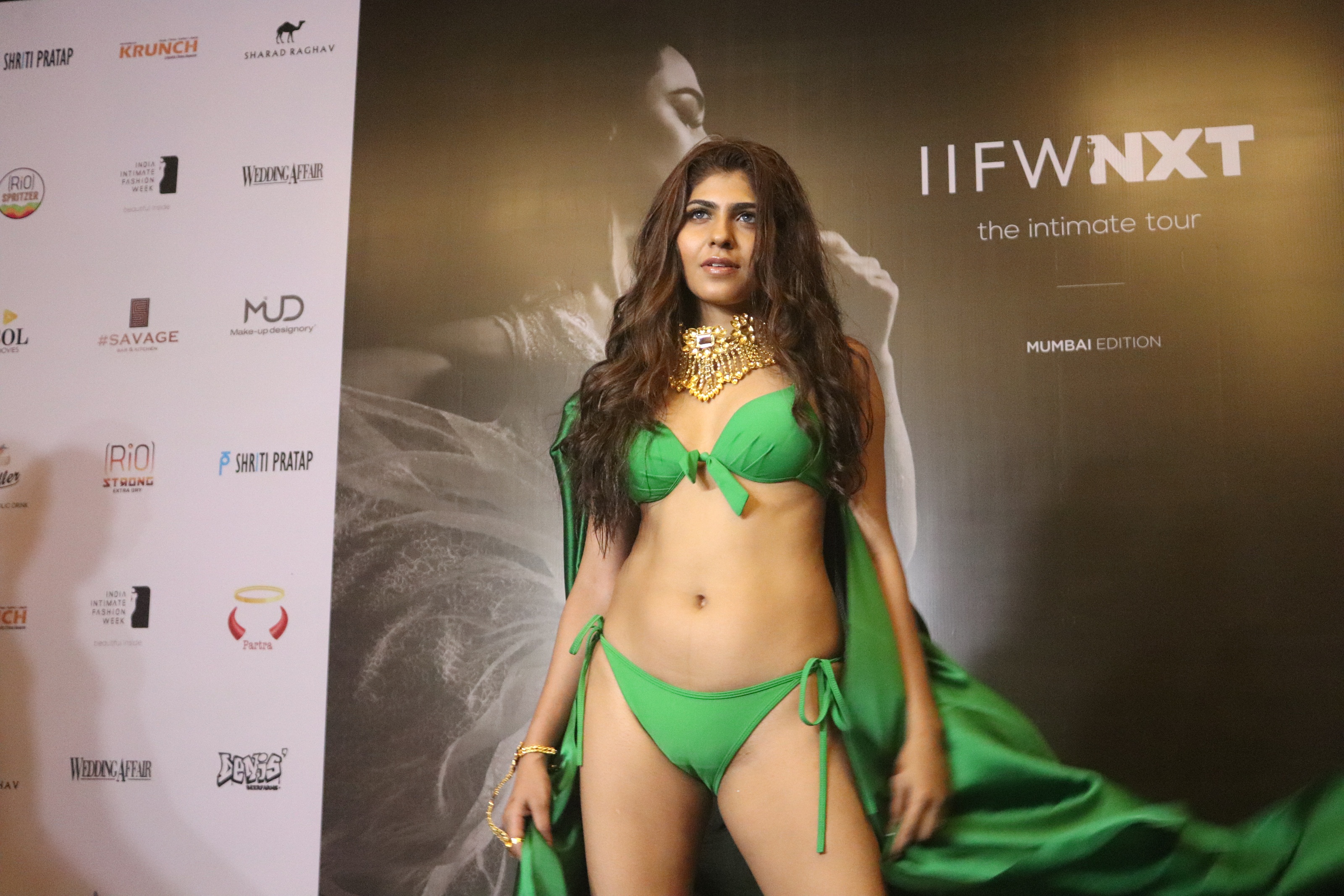 Models walk the ramp for designer Sharad's collections at IIFW NXT - The Intimate fashion tour Mumbai edition (9)