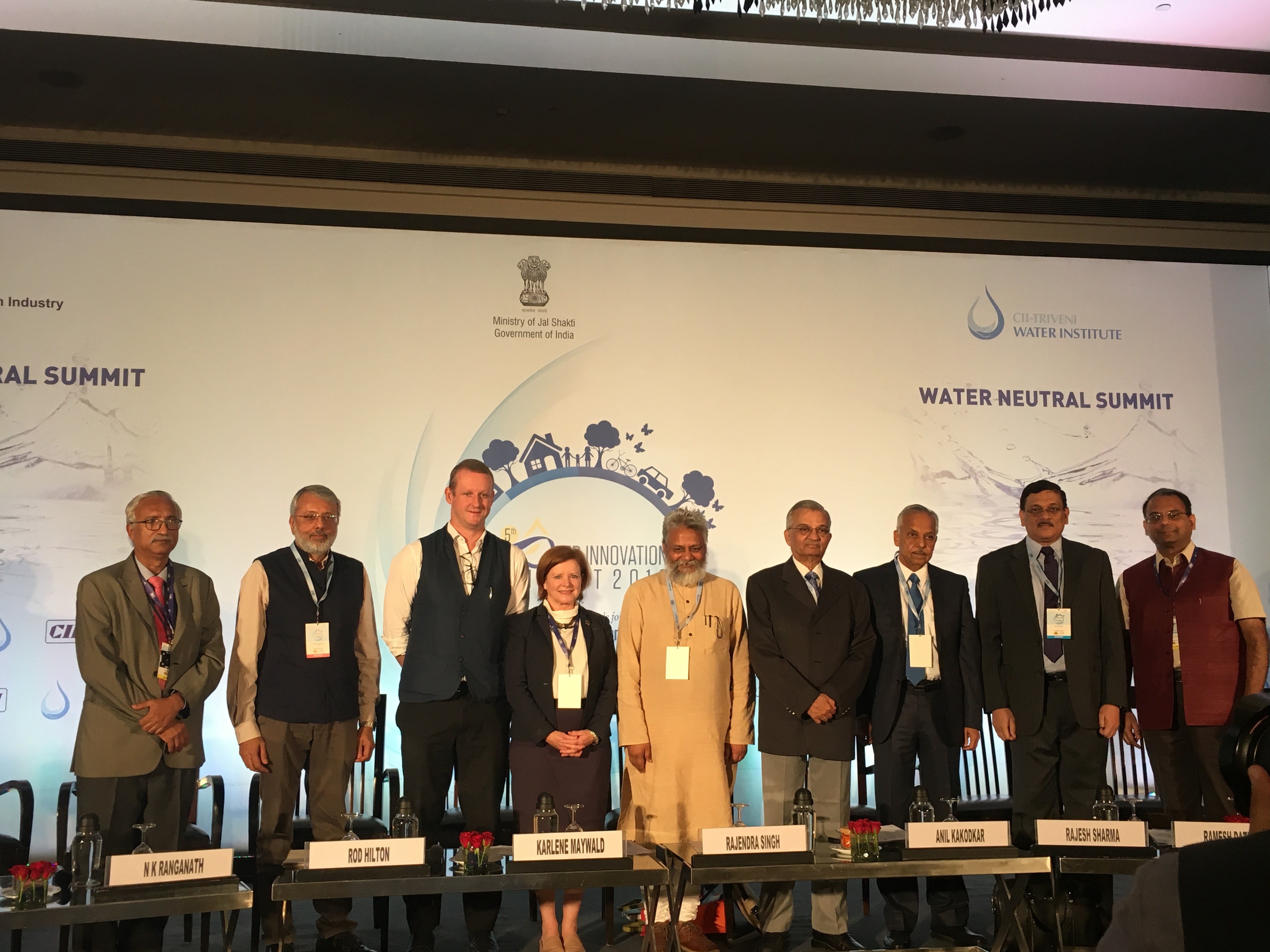 Ranganath N.K, Area Managing Director, Indo Region, Grundfos at the CII's 5th Water Innovation Summit 2019