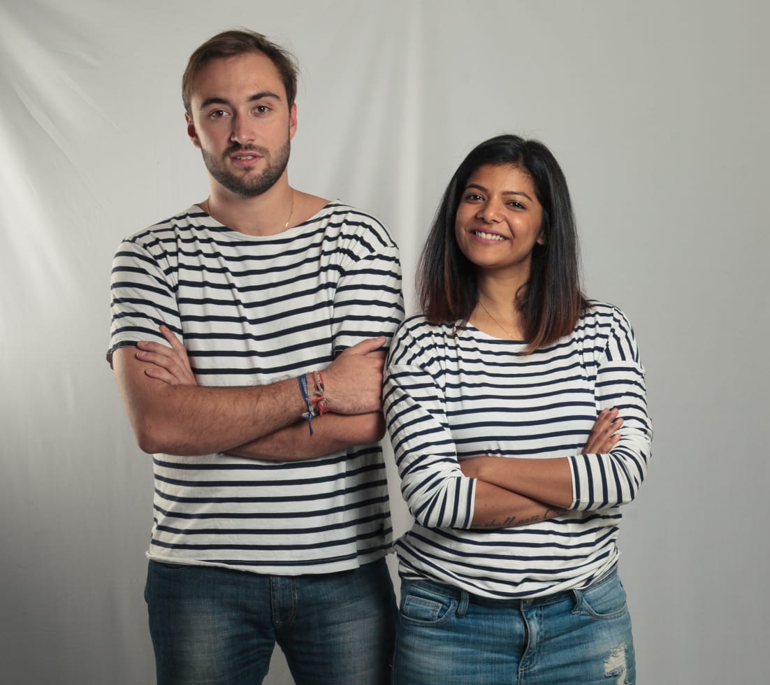 Paul Martin and Apoorva Uniyal Founder's France By French - Photo By Sachin Murdeshwar /GPN