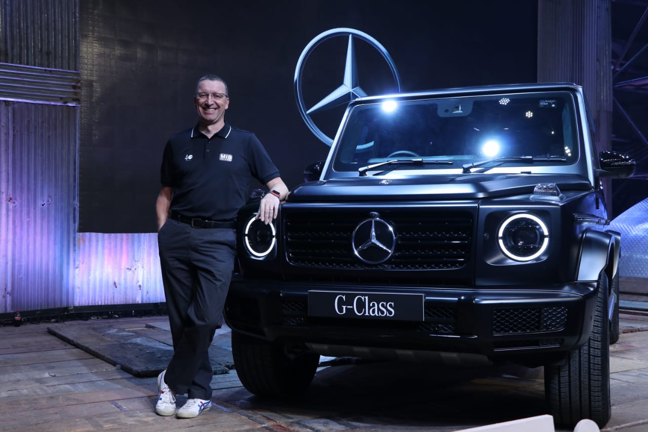 Mercedes-Benz India today launched the new G-Class in its new guise - the G 350 d in Mumbai at Rs. 1.5cr ex-showroom, all-India. Mr. Martin Schwenk – MD & CEO – Mercedes-Benz India unveiled the vehicle at an event in Mumbai -Photo By Sachin Murdeshwar GPN