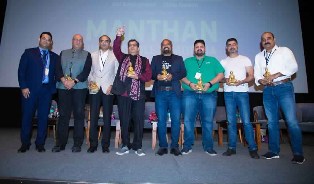 Team at MANTHAN organized by Media and Entertainment Skills Council (MESC) with support from the Ministry of Human Resources and Development (MHRD), Government of India -Photo By Sachin Murdeshwar GPN