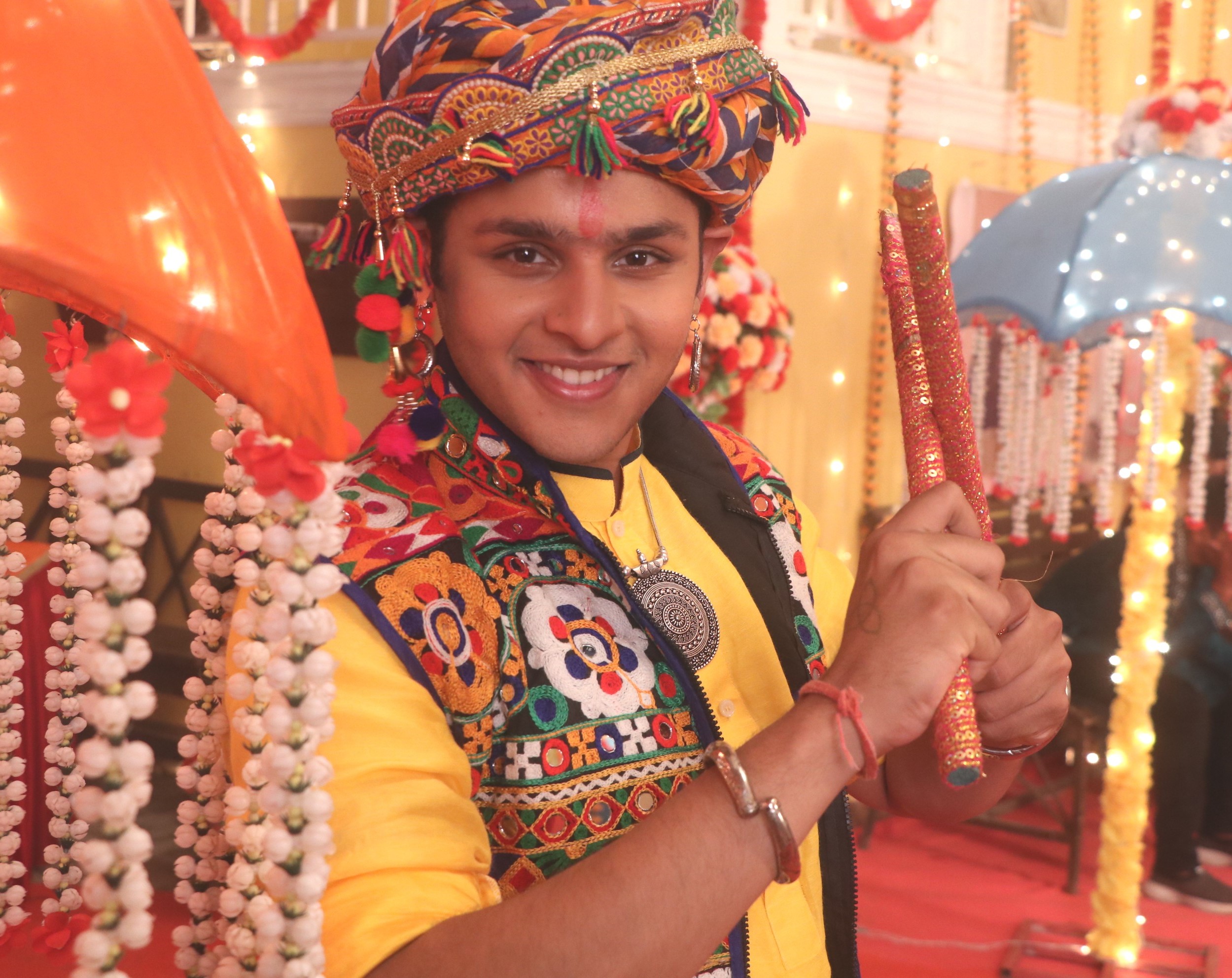 Dev Joshi on the sets of Sony SAB's Baalveer Returns -Photo By GPN