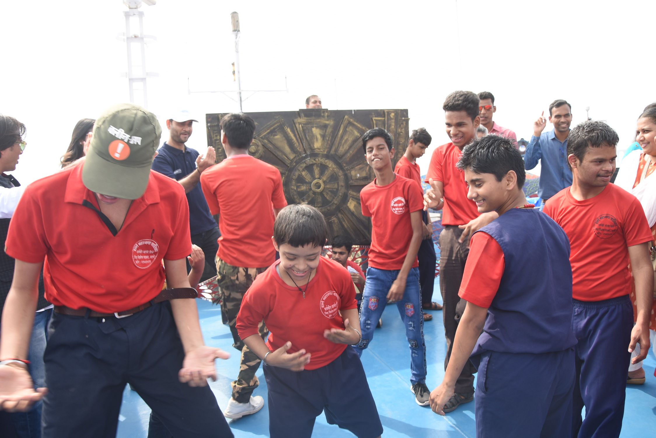 Jidd Special kids enjoying onboard Mumbai Maiden -By Sachin Murdeshwar GPN