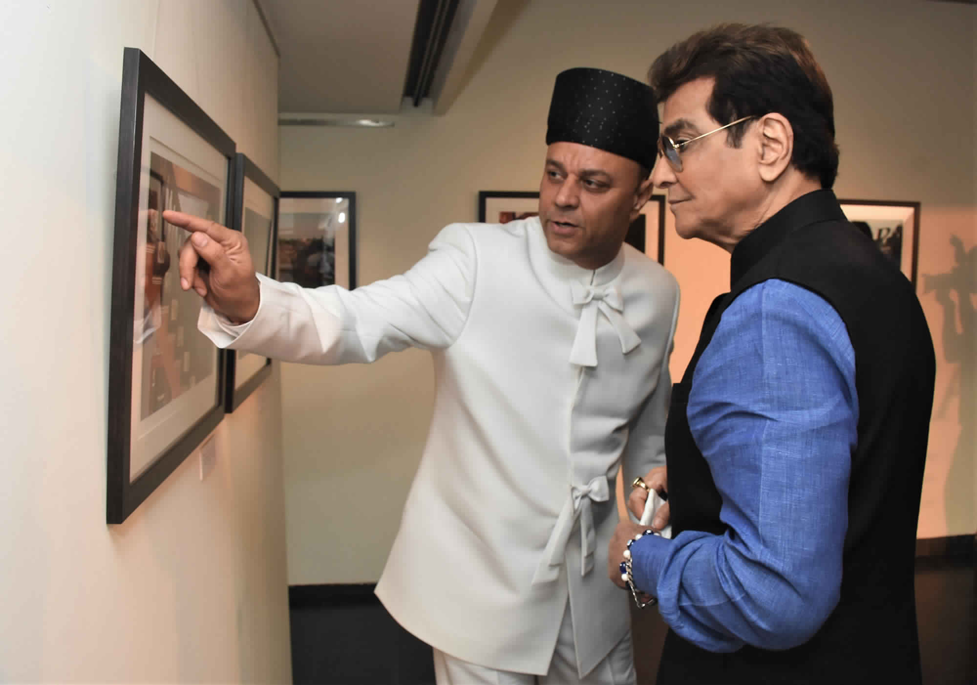 Ratan Luth and Jeetendra at Parsis A Timeless Legacy Photography-Exhibition at Tao Art Gallery.