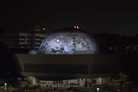 The spectacular Lunar Dome was unveiled at the Nehru Planetarium ...