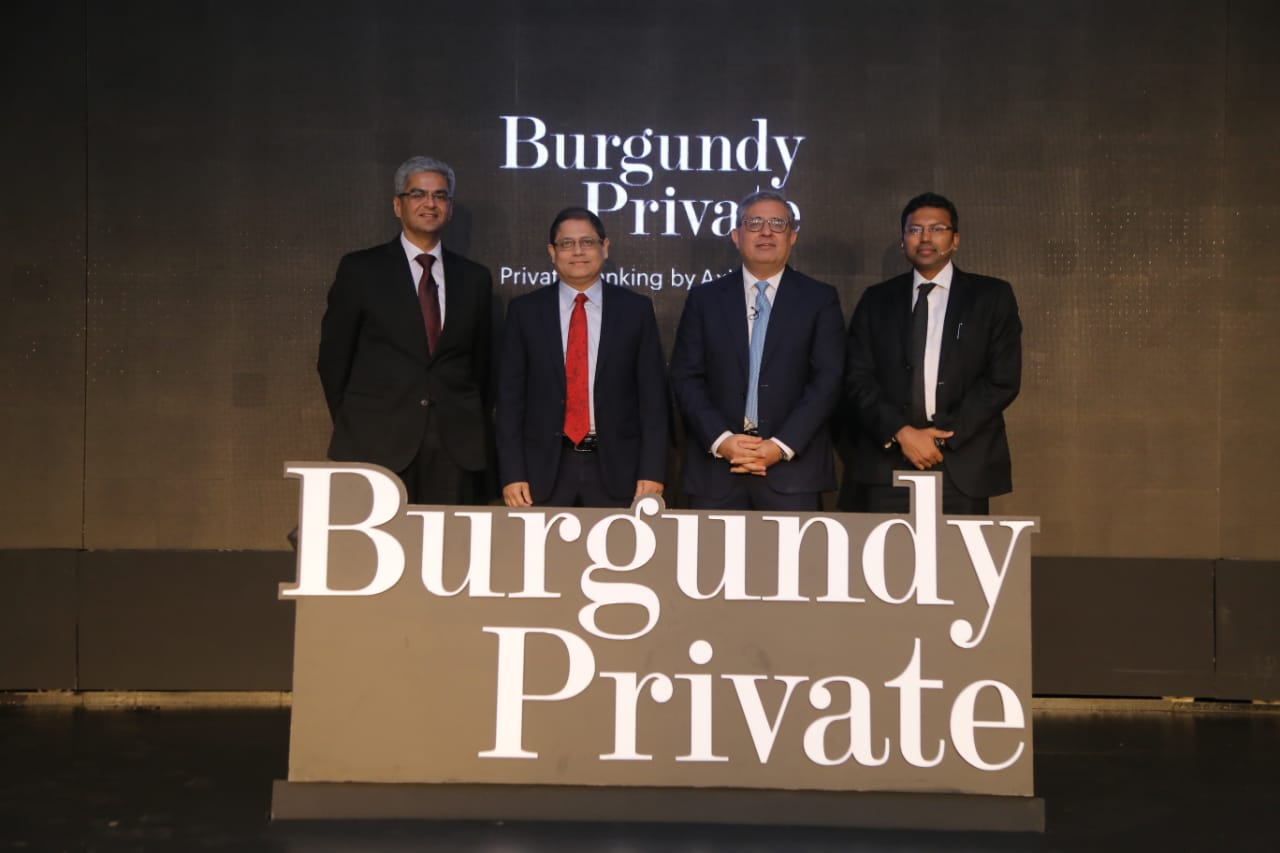 In Picture – (Right to Left) Satheesh Krishnamurthy, EVP & Head - Affluent & NRI Business, Amitabh Chaudhry, MD&CEO, Pralay Mondal, Executive Director- Retail Banking and Apurva Sahijwani, SVP- Affluent Business-Private
