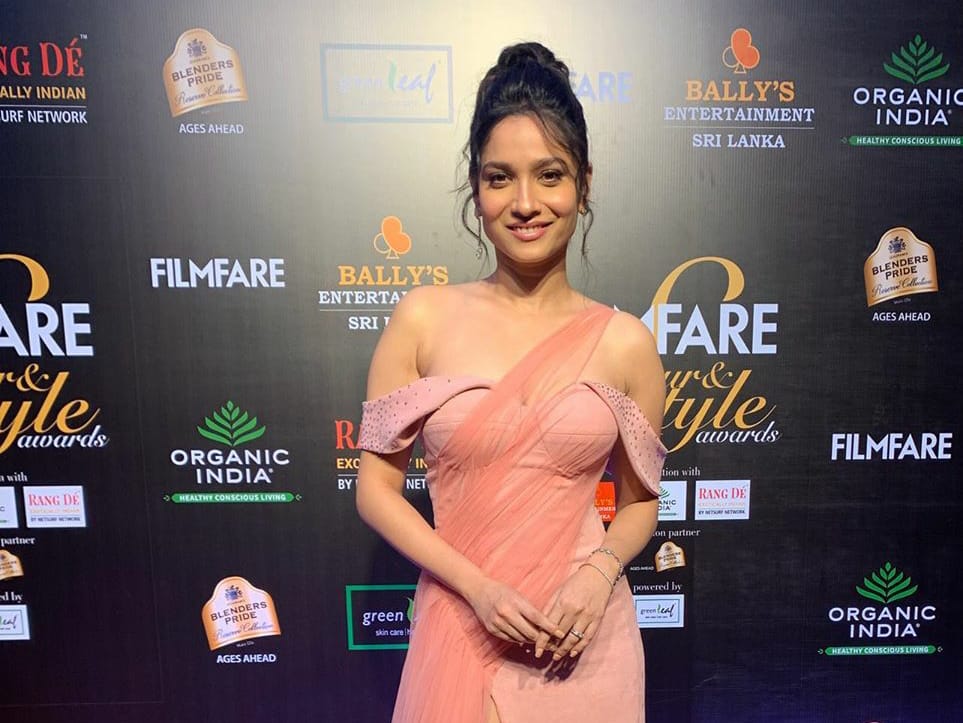 Ankita Lokhande at the Filmfare Glamour and Style Awards @ Taj Lands End, Mumbai on 4th December, 2019 -Photo By Sachin Murdeshwar GPN