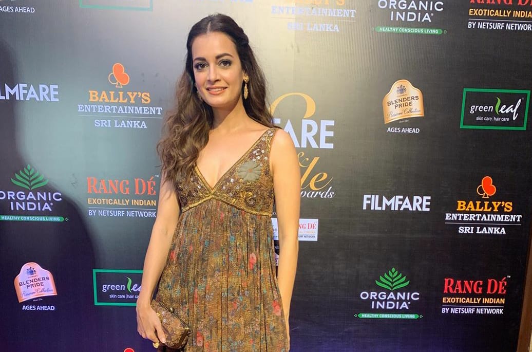 Woman of Style & Substance- Dia Mirza at the Filmfare Glamour and Style Awards @ Taj Lands End, Mumbai on 4th December, 2019 -Photo By Sachin Murdeshwar GPN