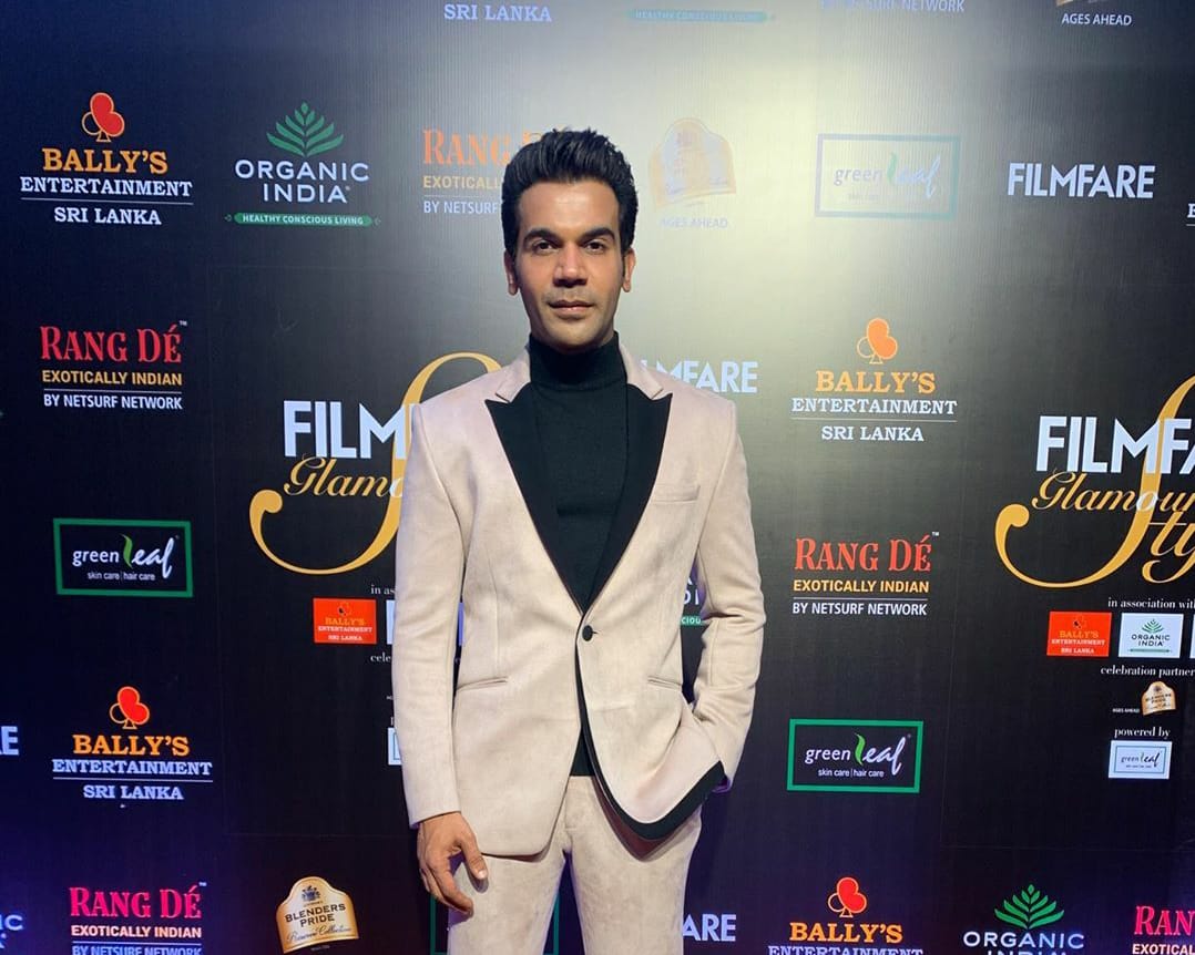 Risk Taker of the Year- Rajkummar Rao at the Filmfare Glamour and Style Awards @ Taj Lands End, Mumbai on 4th December, 2019 -Photo By Sachin Murdeshwar GPN