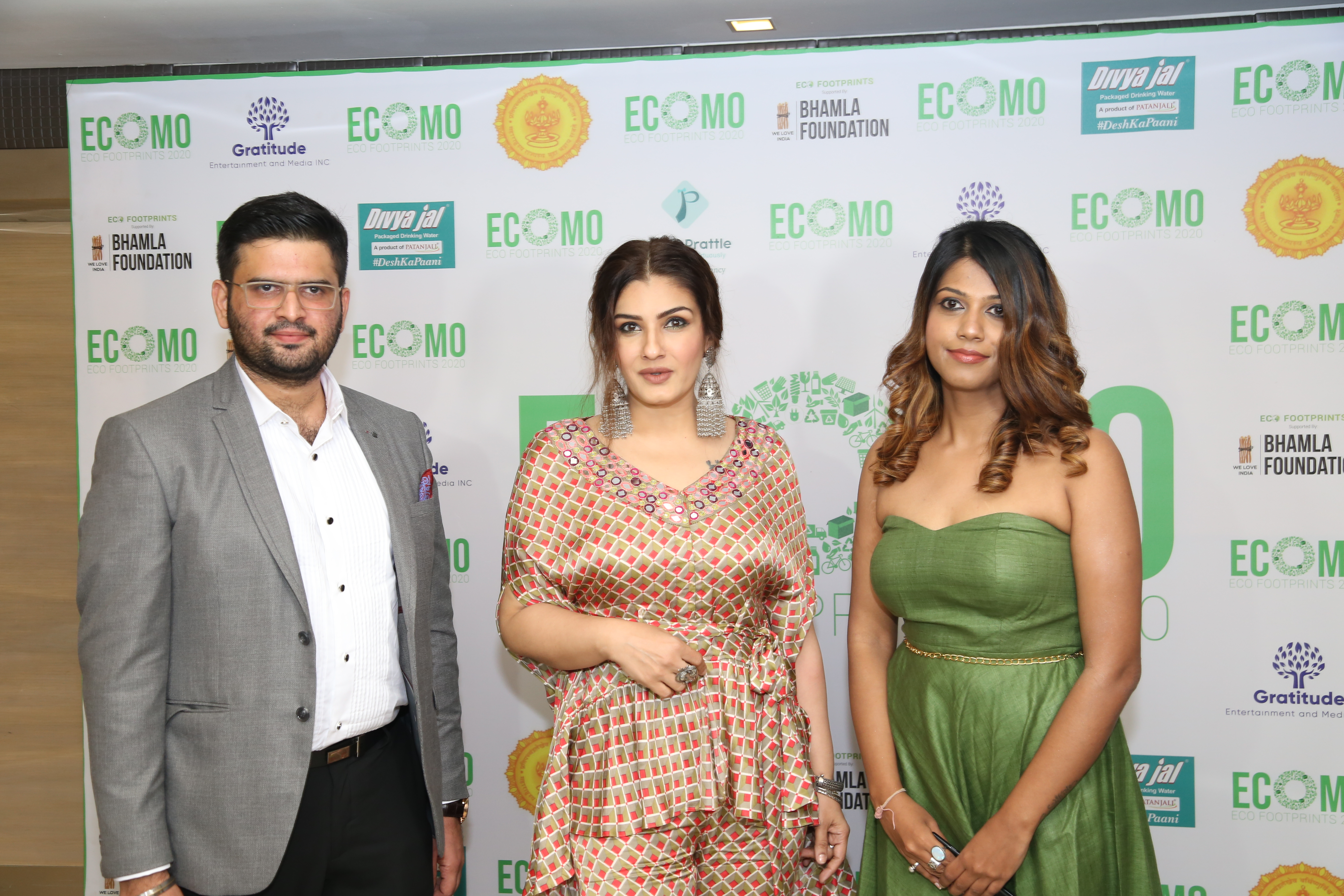 Mr. Abhay Bedi, Ms. Raveena Tandon, Ms. Amrita Jhaa -Photo By Sachin Murdeshwar GPN