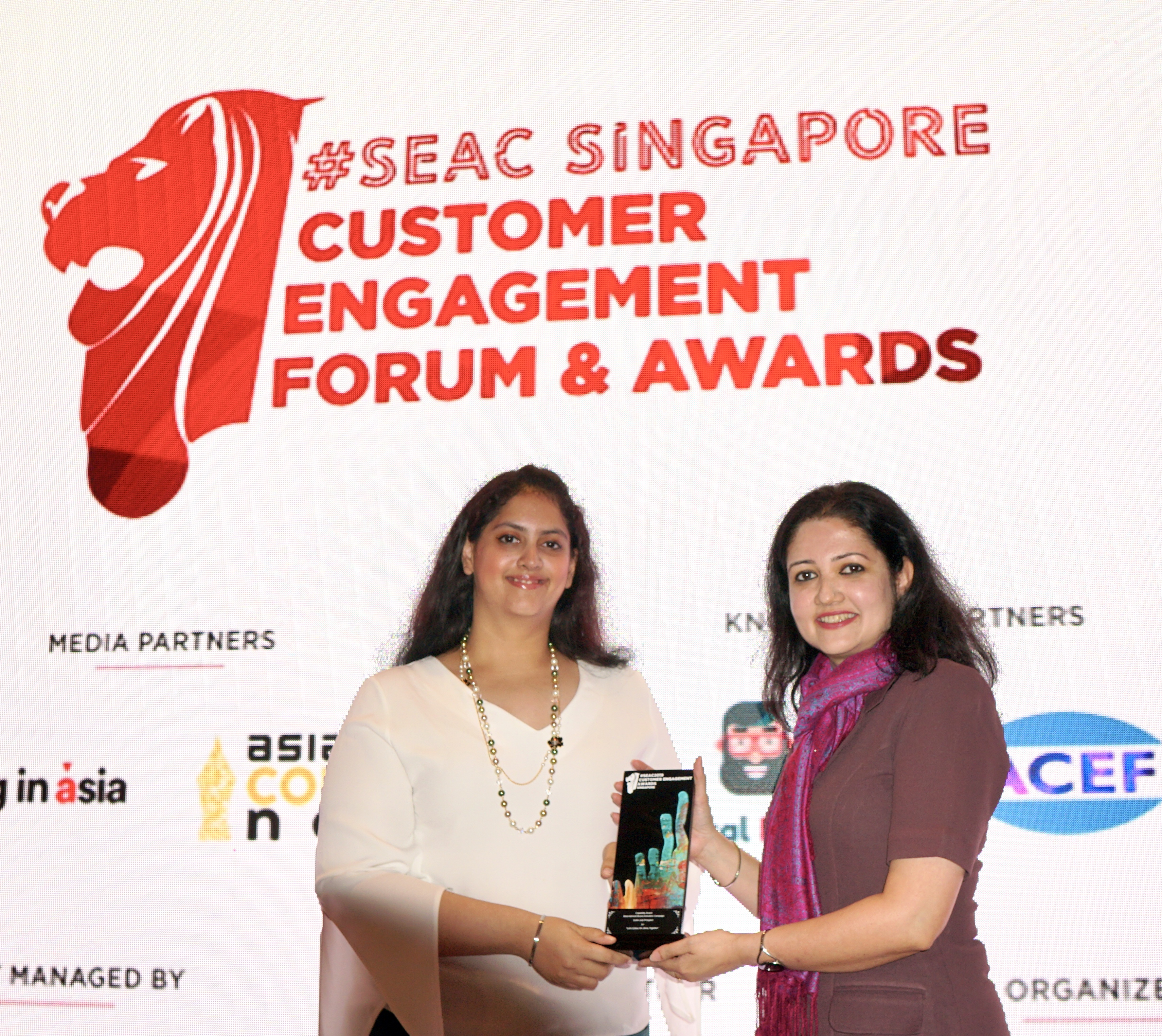 Ms. Shabnam Syed at SEAC Awards in Singapore