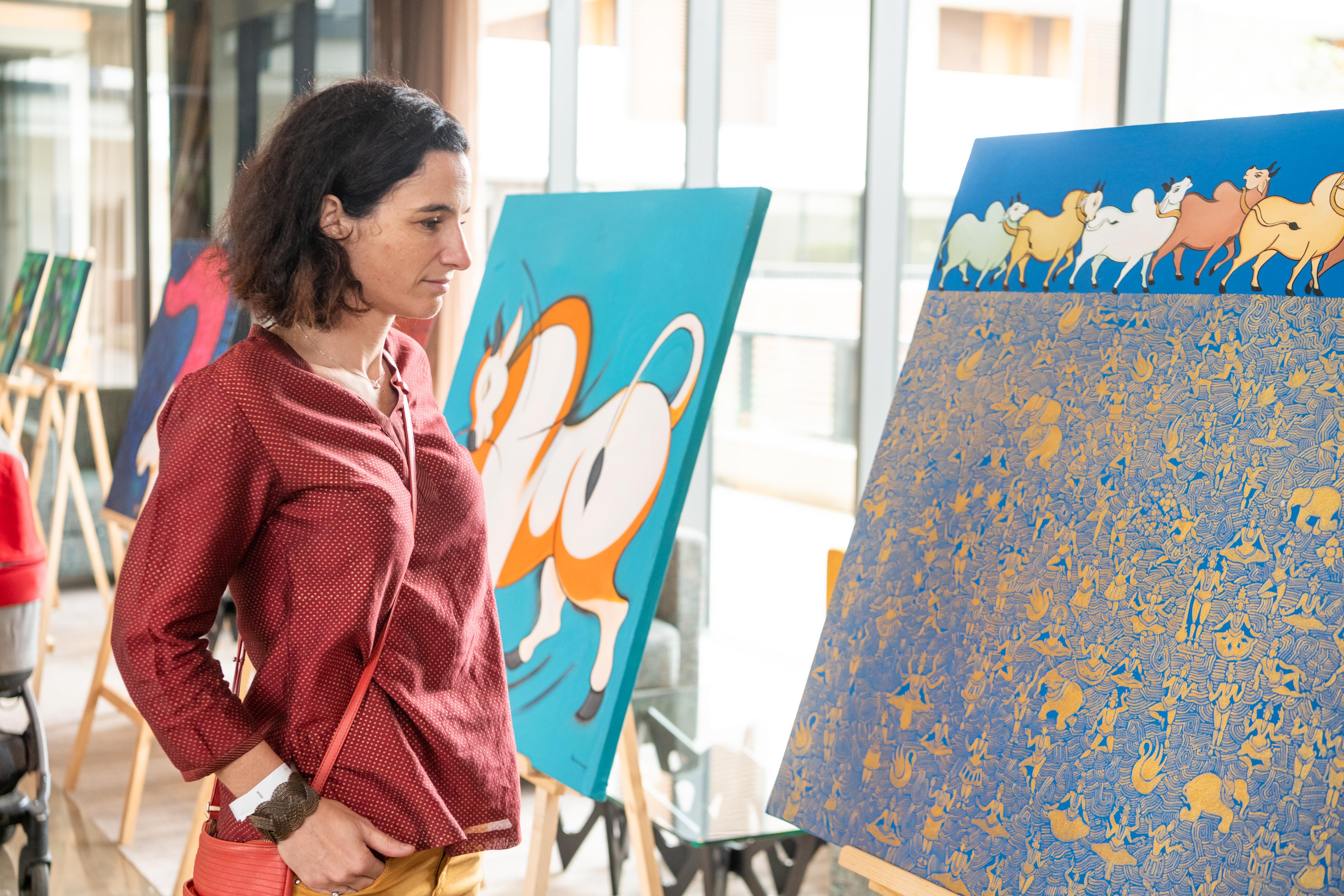A collection of art connected people who share a common love for art -Photo By GPN