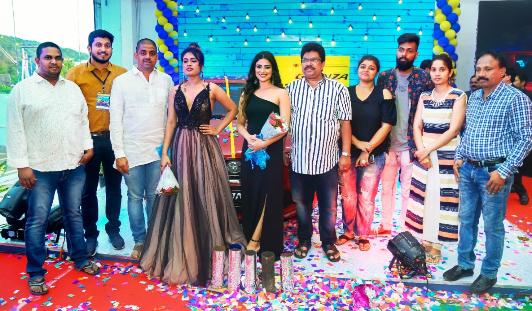 RMG Executive Director P.V.Varma, CMD Chaitanya Janga and others at the event.