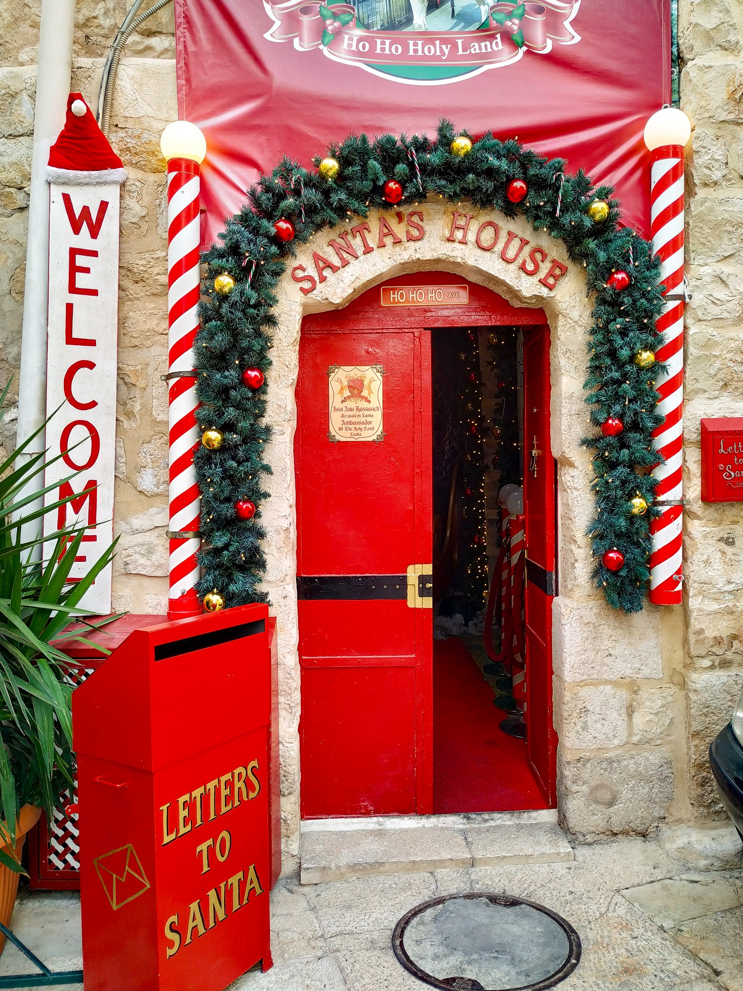 Santa House, Jerusalem. Photo courtesy Israel Ministry of Tourism