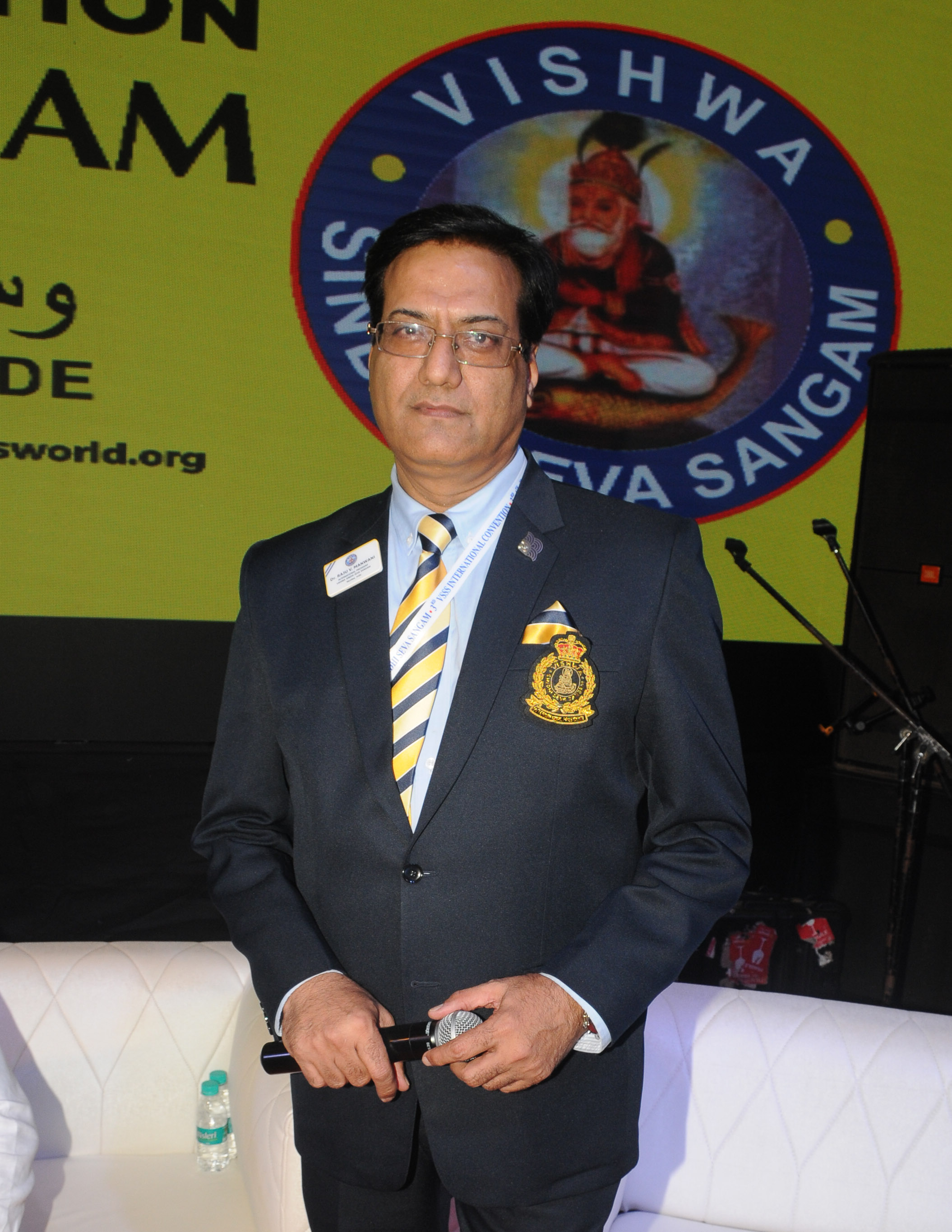 Raju Manwani during 3rd International Convention Vishwa Sindhi Seva Sangam -Photo By GPN